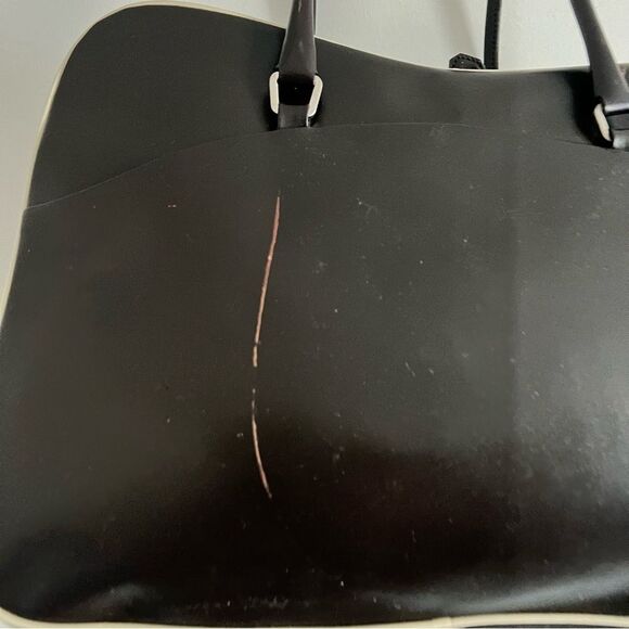 Prada Enameled Metal Triangle Shoulder Bag Vintage - Picture 13 of 15